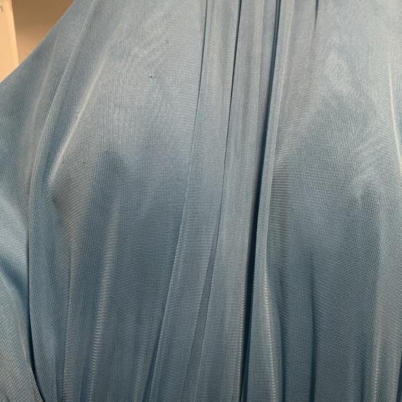 Azazie Hazel Steel Blue Dress in Size A0 - Picture 10 of 12